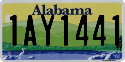 AL license plate 1AY1441