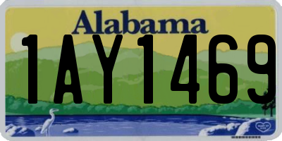 AL license plate 1AY1469