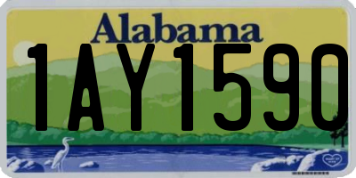 AL license plate 1AY1590