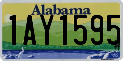 AL license plate 1AY1595