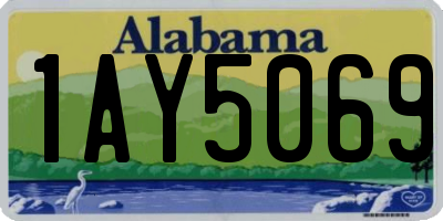 AL license plate 1AY5069