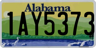 AL license plate 1AY5373