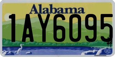 AL license plate 1AY6095