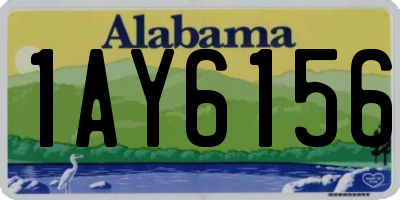 AL license plate 1AY6156