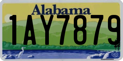 AL license plate 1AY7879