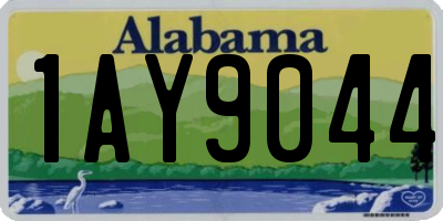 AL license plate 1AY9044