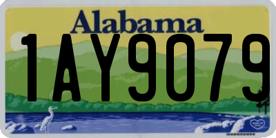 AL license plate 1AY9079