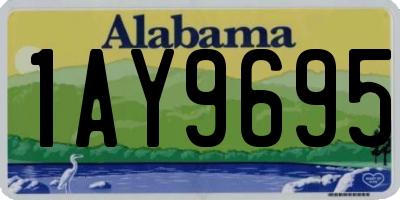 AL license plate 1AY9695