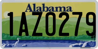 AL license plate 1AZ0279