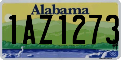 AL license plate 1AZ1273