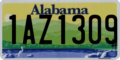 AL license plate 1AZ1309