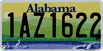 AL license plate 1AZ1622