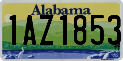 AL license plate 1AZ1853