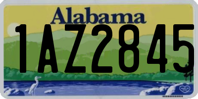 AL license plate 1AZ2845
