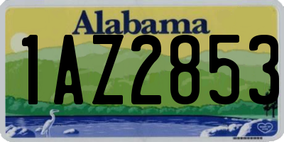 AL license plate 1AZ2853