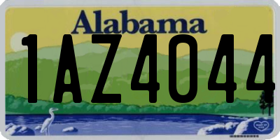 AL license plate 1AZ4044