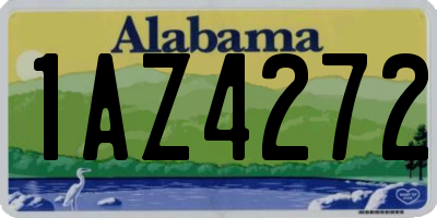 AL license plate 1AZ4272