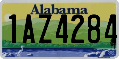 AL license plate 1AZ4284