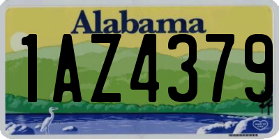 AL license plate 1AZ4379