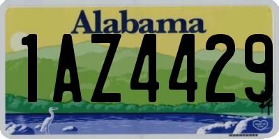 AL license plate 1AZ4429