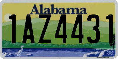 AL license plate 1AZ4431