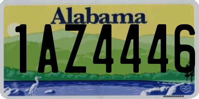 AL license plate 1AZ4446