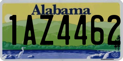 AL license plate 1AZ4462