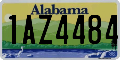 AL license plate 1AZ4484