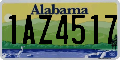 AL license plate 1AZ4517