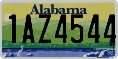 AL license plate 1AZ4544