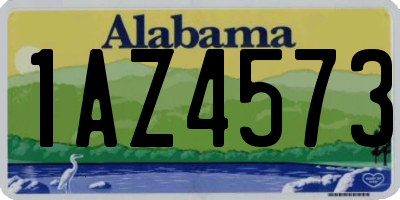 AL license plate 1AZ4573