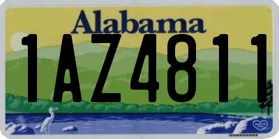 AL license plate 1AZ4811
