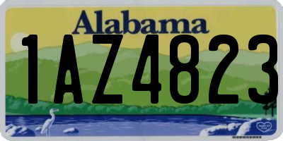 AL license plate 1AZ4823