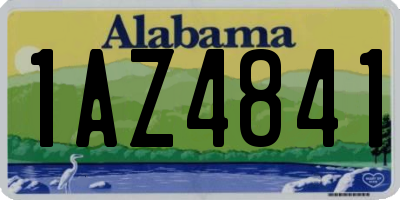 AL license plate 1AZ4841