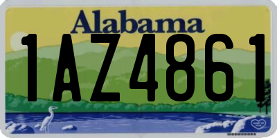 AL license plate 1AZ4861