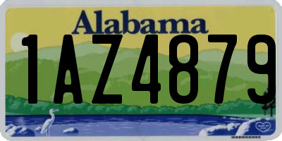 AL license plate 1AZ4879