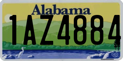 AL license plate 1AZ4884