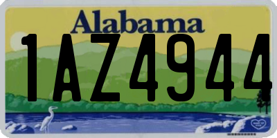 AL license plate 1AZ4944