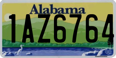 AL license plate 1AZ6764