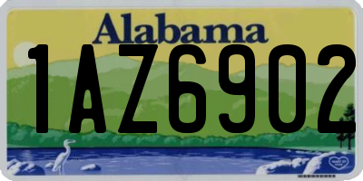 AL license plate 1AZ6902