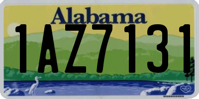 AL license plate 1AZ7131