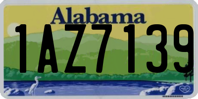 AL license plate 1AZ7139