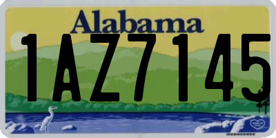 AL license plate 1AZ7145