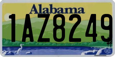 AL license plate 1AZ8249