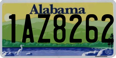 AL license plate 1AZ8262