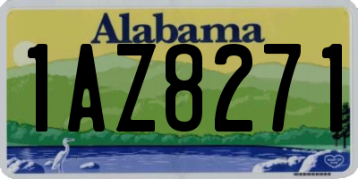 AL license plate 1AZ8271