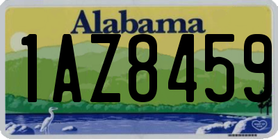 AL license plate 1AZ8459