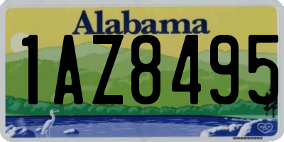 AL license plate 1AZ8495