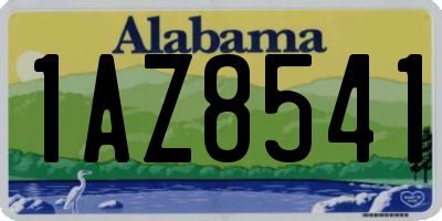 AL license plate 1AZ8541