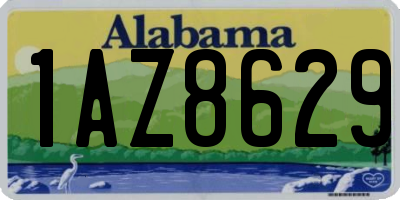 AL license plate 1AZ8629